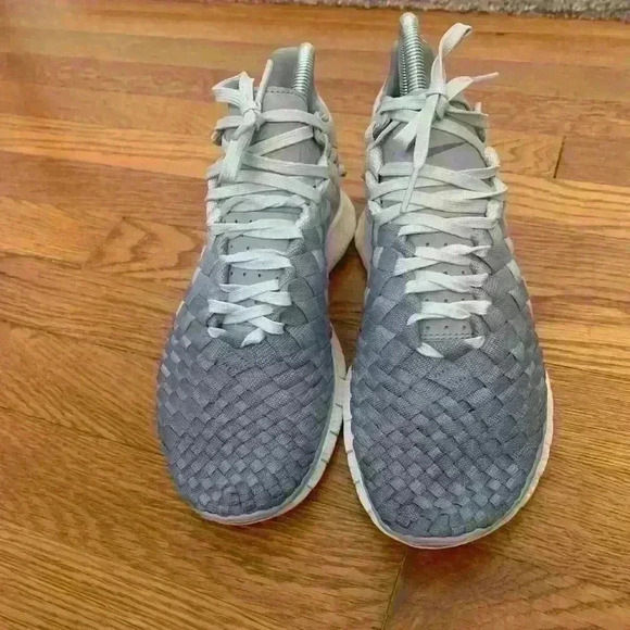 Nike Women Light Grey Low-Tops & Sneakers Textile Fibers, Women’s size 8.5 - Picture 9 of 14